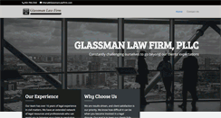Desktop Screenshot of glassmanlawfirm.com